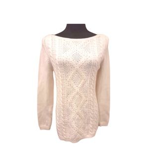 White House Black Market Sparkle Studded Sweater Sz‎ S